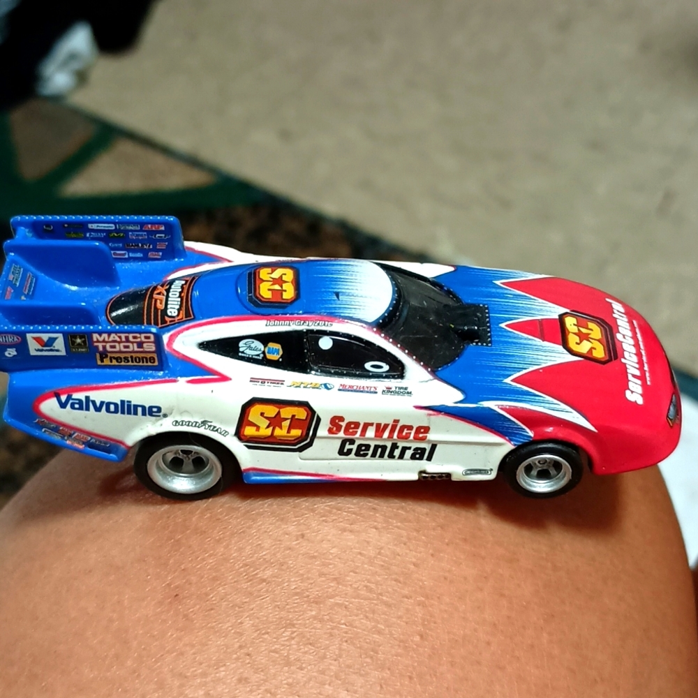 Collectible dragster Hot wheel electric